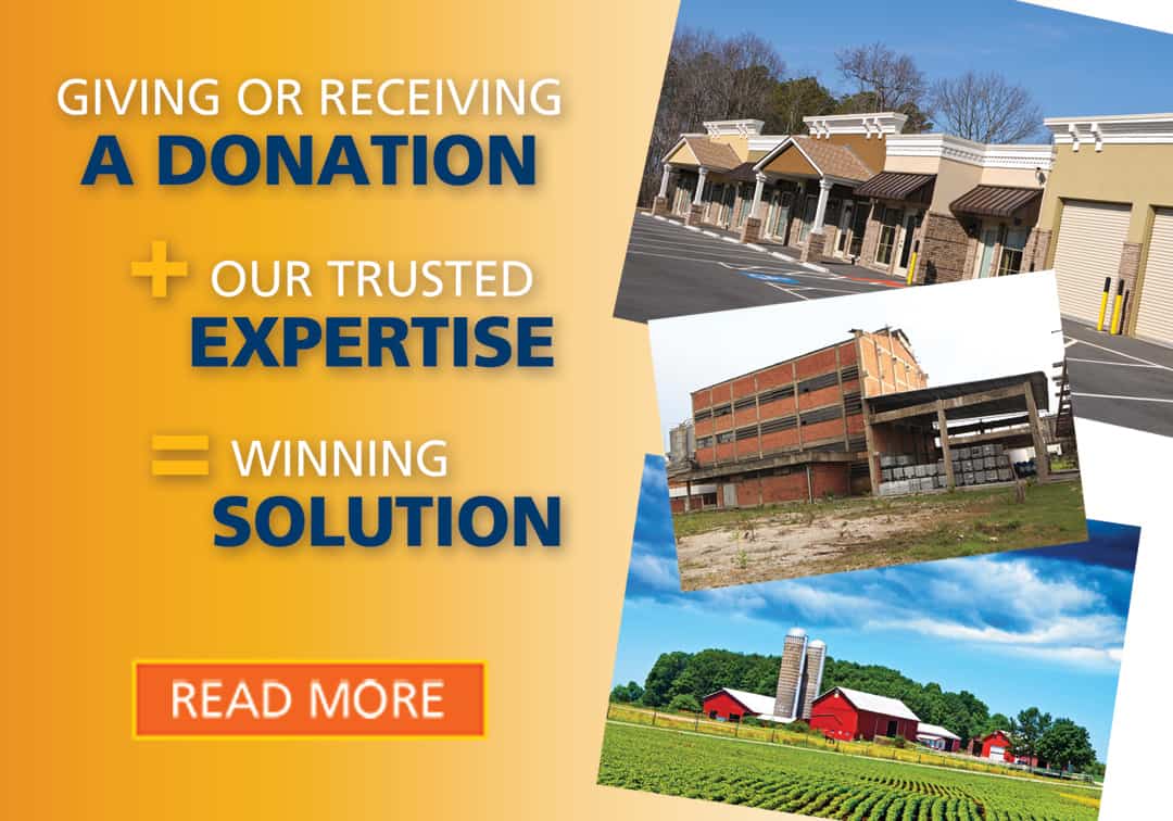 Giving or Receiving a Donation + Our Trusted Expertise = Winning Solution